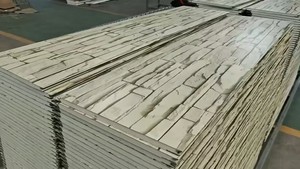 Mô hình thiết kế bên ngoài bức tường cách nhiệt khắc tấm trang trí ngoài trời Polyurethane EPS Sandwich Panel cho Nhà kho hội thảo - Product Image 6