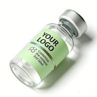 Étiquettes en vinyle premium résistantes aux UV 3ml 5ml 10ml pour peptides de musculation et l'industrie du fitness