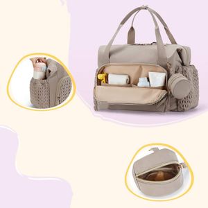 Sac à langer imperméable léger et personnalisé pour bébé, grande capacité, pour poussette, sac de voyage portable, nouveau design - Product Image 4