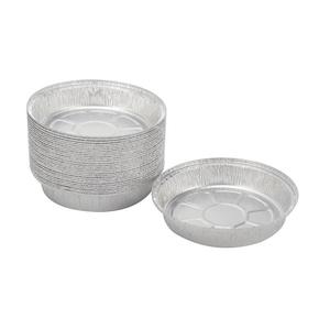 Disposable Aluminum Foil <b>Round</b> Plate 9 Inch For Takeout <b>Baking</b> Cake Packaging - Product Image 3