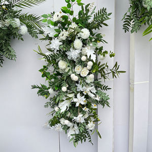 Ramo de loto artificial de 7 cabezas de alta calidad, rosa de seda de colores brillantes para decoración de bodas y vacaciones, uso realista y versátil - Product Image 2