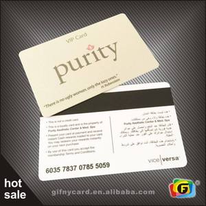 บัตรสมาชิกเสริมสวยแบบกำหนดเอง บัตรสะสมแต้ม RFID แบบมืออาชีพ ทำจาก PVC สำหรับรางวัลลูกค้าและบริการร้านเสริม<span class=keywords><strong>สวย</strong></span> - Product Image 4