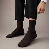 Chaussettes habillées pour hommes, sans couture, sans ressort, pour tenue formelle ou professionnelle