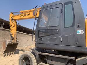 Pelle sur roues Hyundai 150w-7 à haut rendement Original Japon Multifonctionnel En bon état Utilisé Hyundai 60w 120w 210w150w Vente - Product Image 6