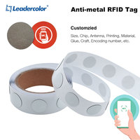 Etiqueta RFID Impermeable de Tamaño Personalizado, Etiqueta Inteligente Antimanipulación, Etiqueta NFC Anti-Metal para Identificación de Productos