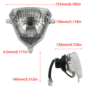 Faro halógeno Zuqing H4 12V 60/55W para sistema de iluminación todoterreno de motocicletas - Product Image 2