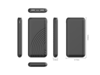 Vente chaude Portable 10000mAh Charge Rapide Logo Personnalisé Power Bank Double Sortie USB Powerbank pour une utilisation en extérieur
