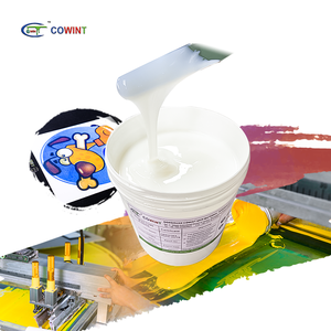 Tinta de impresión textil, pasta de goma blanca a base de agua, offset digital, pantalla de seda - Product Image 5