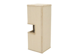 Structure d'escalade de luxe pour <span class=keywords><strong>chat</strong></span> pour petits appartements – Lit pour <span class=keywords><strong>chat</strong></span> et griffoir tout-en-un, peu encombrant, en sisal et carton pour intérieur - Product Image 6