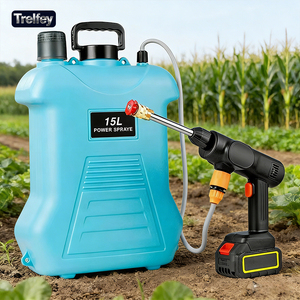 Pulvérisateurs agricoles à dos haute pression, électriques, réservoir de 15 L pour l'application d'herbicides sur les pelouses et les jardins - Product Image 1