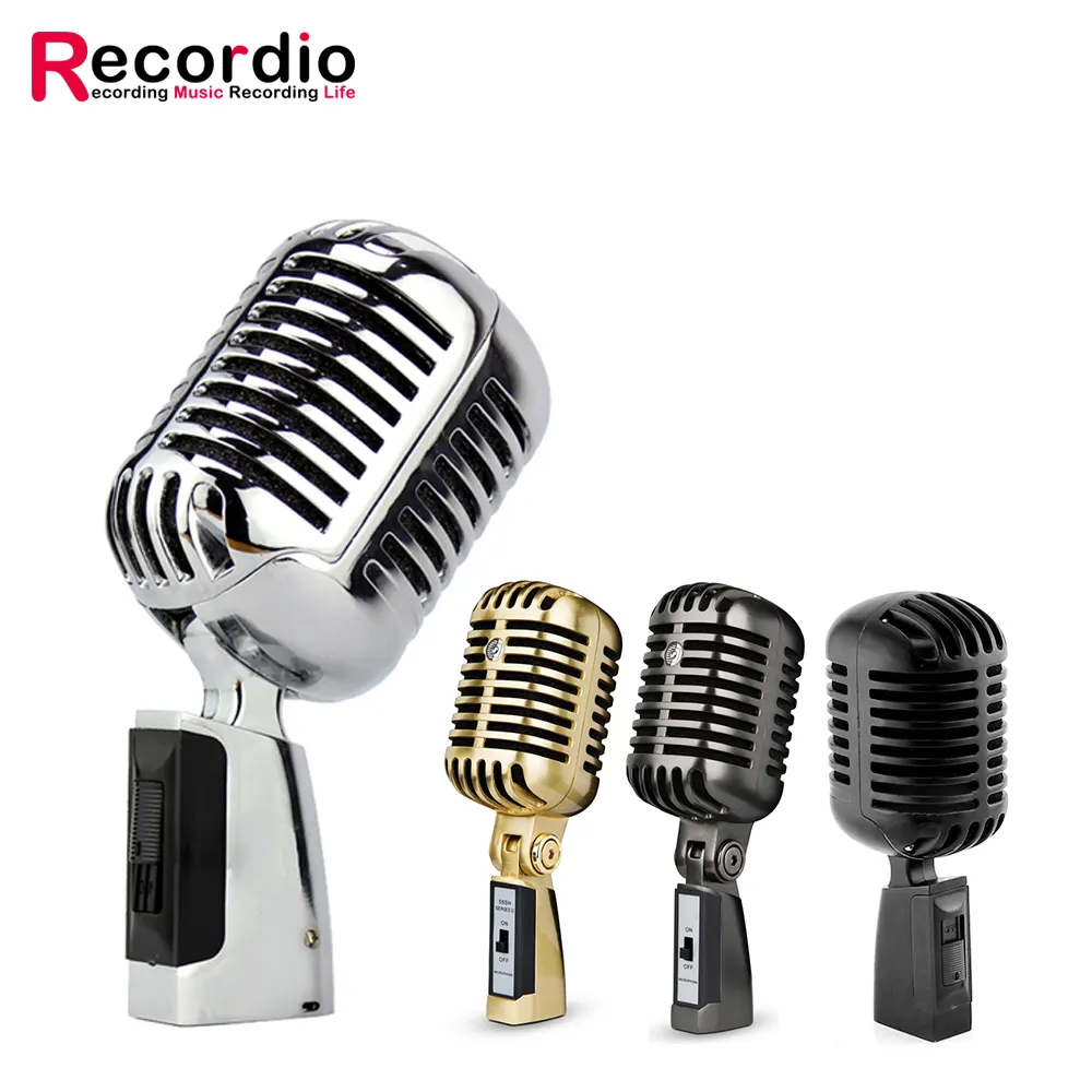 GAM-FG01 पेशेवर रेट्रो रिकॉर्डिंग गतिशील माइक्रोफोन स्टूडियो प्रसारण के लिए