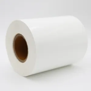 80mic /100mic White Adhesive Film Self Adhesive PVC Sticker Paper in Rolls