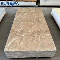Lembaran Marmer PVC Panel Dinding PVC Tekstur Batu Pasokan Langsung Pabrik Harga Pabrik