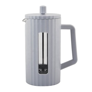 Capacité de 350/800/1000 ml, cafetière et théière avec triple filtre, presse française en verre borosilicate - Product Image 1