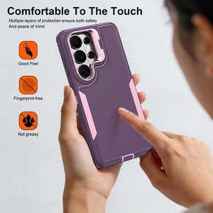<span class=keywords><strong>Coque</strong></span> Hybride avec Anneau Support d'Objectif pour <span class=keywords><strong>Samsung</strong></span> Galaxy S26 Plus S25 Ultra S24 S23 FE S22 A07 A17 A37 A57 A06 A16 A26 A36 A56 – Housse Arrière - Product Image 3