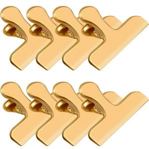 Clips de scellage en acier inoxydable pour sacs de chips, sacs alimentaires et snacks, anti-humidité, et clips de fixation pour billets de camping - Vente en gros - Product Image 1