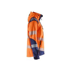 BLAKLADER - 449125135389XS <b>Hi</b>-<b>Vis</b> <b>Softshell</b> <b>jacket</b> Orange/Navy blue - EAN 7330509690727 <b>HI</b>-<b>VIS</b> WORKWEAR - Product Image 3