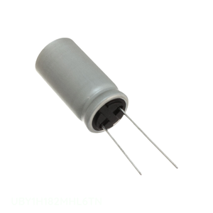 Distribuidor Autorizado, Condensador de Aluminio de 1800 uF, 20%, 50V, Radial, UBY1H182MHL6TN, Condensador de Orificio Pasante - Product Image 1