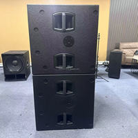 Double subwoofer de 18 pouces Sub 8006-AS, subwoofer actif, enceintes audio professionnelles PA, basses pour la scène de l'église