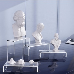 Acrylic Hiển Thị Risers 2 Bộ 6 Pcs Acrylic Hiển Thị Đứng 4Mm Dày Đứng Sự Kiện Acrylic Kệ Cho <span class=keywords><strong>LEGO</strong></span> Hiển Thị Cupcake - Product Image 5