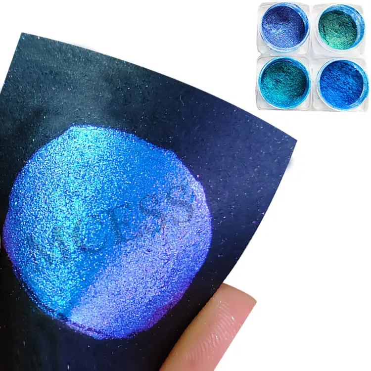 Marka Mcess ücretsiz örnekleri inci parlaklık hipershift bukalemun sanatçı boya için pigment tozu
