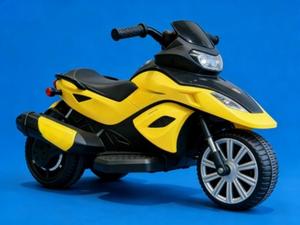 Motocicleta Eléctrica Infantil de Playa, Juguete de Plástico de 3 Ruedas, Diseño de Motocross, Luces Musicales, Control Remoto, Autoconducción - Product Image 3