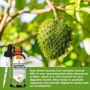 Hot bán soursop <span class=keywords><strong>bitters</strong></span> chất lỏng Hữu Cơ tinh khiết soursop để lại và chiết xuất từ quả vitamin tổng hợp giọt hỗ trợ O em với nhãn - Product Image 2
