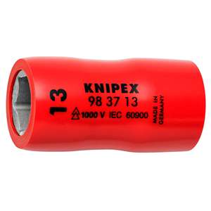 KNIPEX 98 37 13 Zócalo hexagonal para tornillos hexagonales con cuadrado interno 3/8 "45mm - Product Image 1