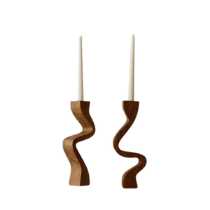 Wholesaler Wooden <b>Candle</b> Holder <b>Set</b> of Three Handmade Wood Candlestick Christmas Decor Hotel Tabletop Decorative <b>Candle</b> Stand - Product Image 3