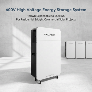 400V High Voltage Split IP65 <b>Energy</b> <b>Storage</b> <b>System</b> 16kWh Expandable 256kWh CAN DC-DC Boost for Residential Solar - Product Image 1