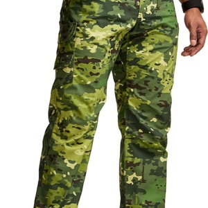 Pantalones Cargo de Camuflaje para Hombre, Tejido Elástico Transpirable, Resistentes al Agua, Ripstop, Ligeros, para Actividades al Aire Libre - Product Image 3