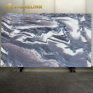 Mármol <span class=keywords><strong>Cipollino</strong></span> Ondulato Moderno Pulido en Capas con Vetas en Negro, Marrón y Blanco, Piedra Natural para Paredes y Pisos de Baños con un Toque Elegante - Product Image 4