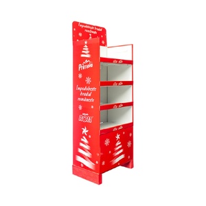 High Quality Foldable Eco-Friendly Recyclable Cardboard Beverages Display <b>Stands</b> Supermarket Refrigerated Storage Solution - Product Image 1