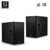 Système de sonorisation professionnel avec amplificateur de subwoofer actif double 15 pouces, 2400W, enceinte de scène de club alimentée avec DSP allemand