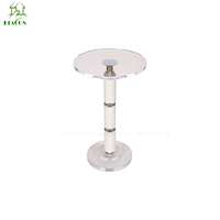 Meubles de style nordique en gros, table basse de luxe de petite taille, table d'appoint personnalisée, table à thé ronde pour appartement et maison