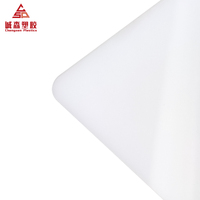 Abat-jour Panneau de diffusion de lumière Feuille de polycarbonate durable blanc laiteux givré pour le formage et la découpe sous vide