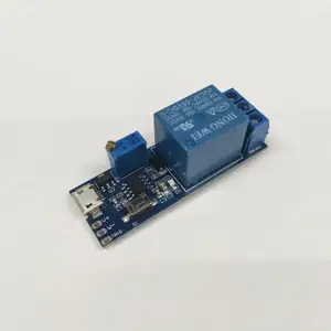 5V -30V Micro USB Power Relé Temporizador Controle Módulo Gatilho Delay Switch