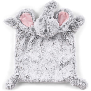 Lujosa alfombra de felpa gris con orejas de <span class=keywords><strong>elefante</strong></span> de dibujos animados vívidos y piernas con nudo en la nariz, mantas de visón de <span class=keywords><strong>elefante</strong></span> seguras <span class=keywords><strong>para</strong></span> bebés - Product Image 2