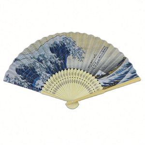 Portable Plastic Hand Fan Traditional Diy Advertising Custom Logo Printed Bamboo Paper Angel Promotional <b>Gift</b> - Product Image 1