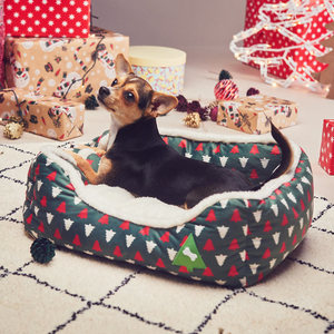 Üretici toptan kırmızı yeşil sıcak köpek yatakları noel - Product Image 2