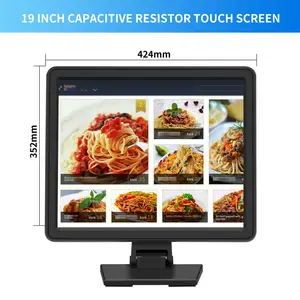 Factory OEM 19.5 Inch TFT LCD Desktop Touch Monitor 1024 * 768 Touch Screen For Supermarket POS System