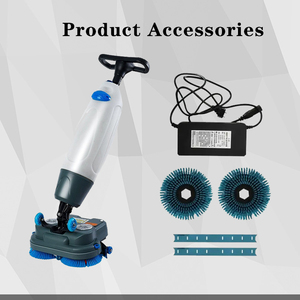 CleanHorse K6 elektrikli otomatik ticari Mini endüstriyel zemin ovma makineleri temizlik gıda dükkanı ve restoran zeminler için - Product Image 6