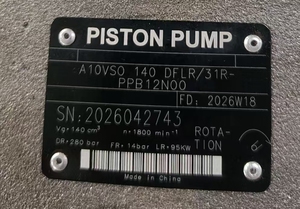 Bomba de Pistones Axiales Serie A10VSO A10VSO140 A10VSO140DFLR 31, Bomba de Pistones Axiales A10VSO140DFLR/31R-PPB12N00 Fabricada para Alta Presión - Product Image 4