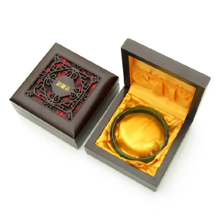 나무 시계 케이스 공장 좋은 가격 하이 퀄리티 도매 악세사리 상자 보석 상자 반지 팔찌 작은 나무 중국 직사각형 Oem