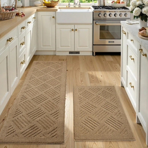 Alfombras de corredor de cocina lavables antideslizantes, alfombrillas de pie cómodas absorbentes de agua para Cocina - Product Image 1