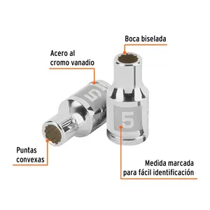 Master con 24 unità presa 5mm, 12 punti, 1/4 'drive, trupper - Product Image 2