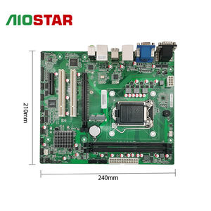 Motherboard mikro ATX industri 16G <span class=keywords><strong>DDR3</strong></span> Intel IVYbridge/Haswell I3/I5/I7 CPU H61/81/B75/85 baru 4U pengontrol industri - Product Image 5