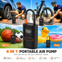 Portable Tire Inflator 150PSI Digital Air Compressor with Auto Shut Off for Car Motorcycle