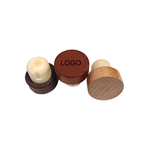 <span class=keywords><strong>Bouchon</strong></span> en liège synthétique en forme <span class=keywords><strong>de</strong></span> T avec couvercle en bois, finition lisse, <span class=keywords><strong>pour</strong></span> bouteilles <span class=keywords><strong>de</strong></span> champagne et <span class=keywords><strong>de</strong></span> whisky, accessoires <span class=keywords><strong>de</strong></span> bar haut <span class=keywords><strong>de</strong></span> gamme - Product Image 1