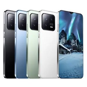 글로벌 버전 M13 프로 폰 3 + 32GB 전체 화면 휴대 전화 6.5 인치 HD 휴대 전화 5 + 13MP 3000mAh 4G 게임용 스마트 폰